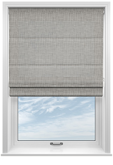 Siena Voile, Elephant Grey - Roman Blind